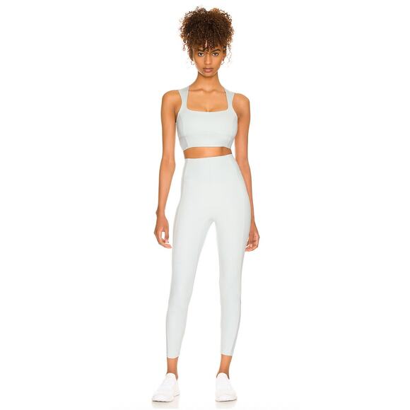 Women's le Ore x Revolve Andria 7/8 Mesh Leggings size XL in Sky Athleisure - Picture 1 of 5